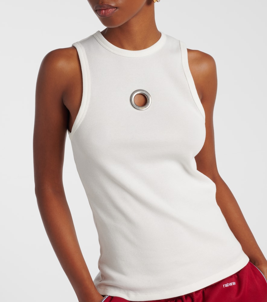 Cotton-Blend Tank Top
