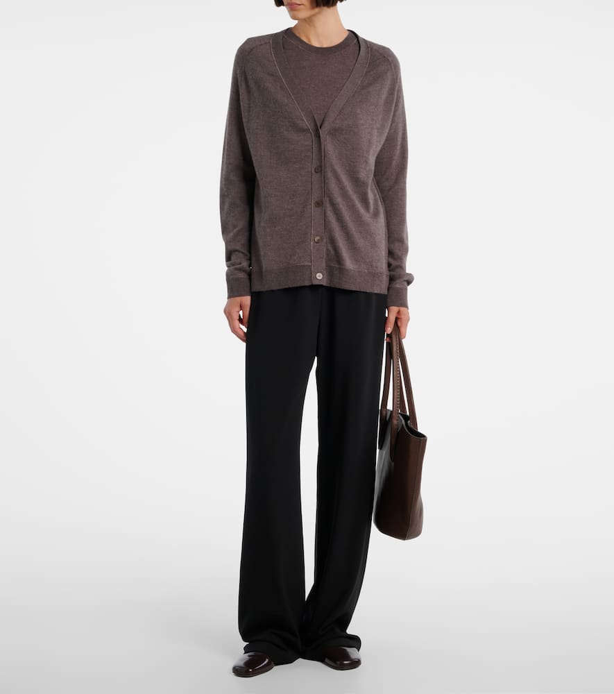 The Row Penelope Leather Mules In Multi