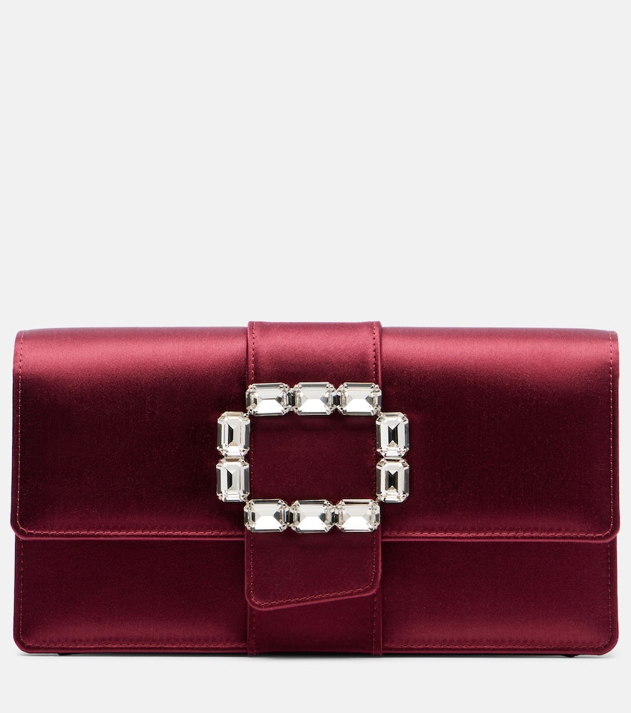 Manolo Blahnik Maycapjou embellished satin clutch | Thumbnail 8