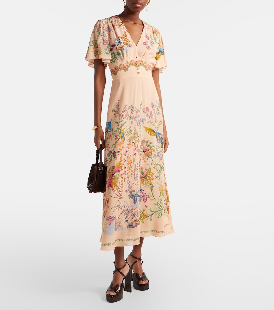  Etro Etro Bedrucktes Midikleid 