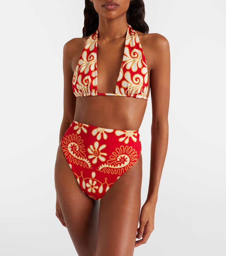  Cala De La Cruz Cala De La Cruz Bedrucktes Bikini-oberteil Priscilla 