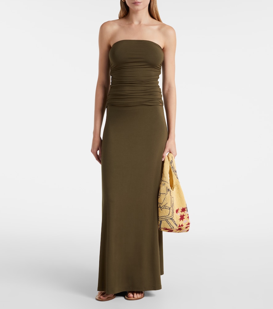 Melissa Odabash Rae ruched maxi dress