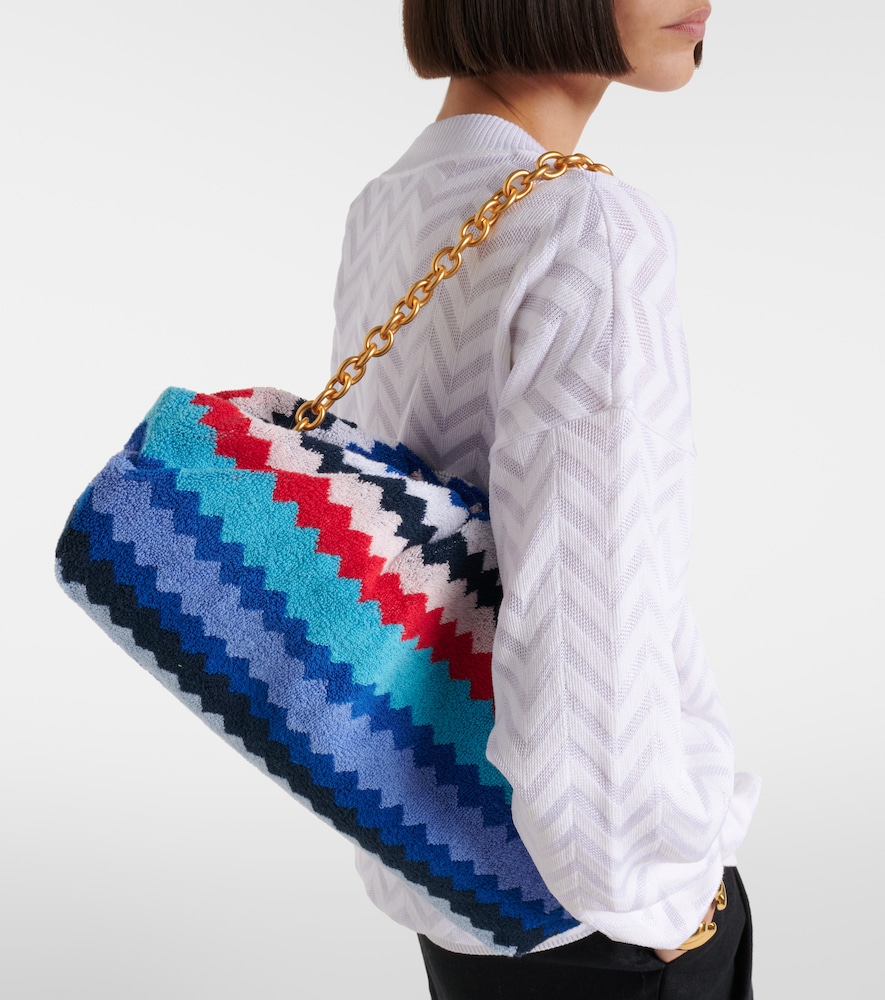 Missoni Zigzag Large terry clutch