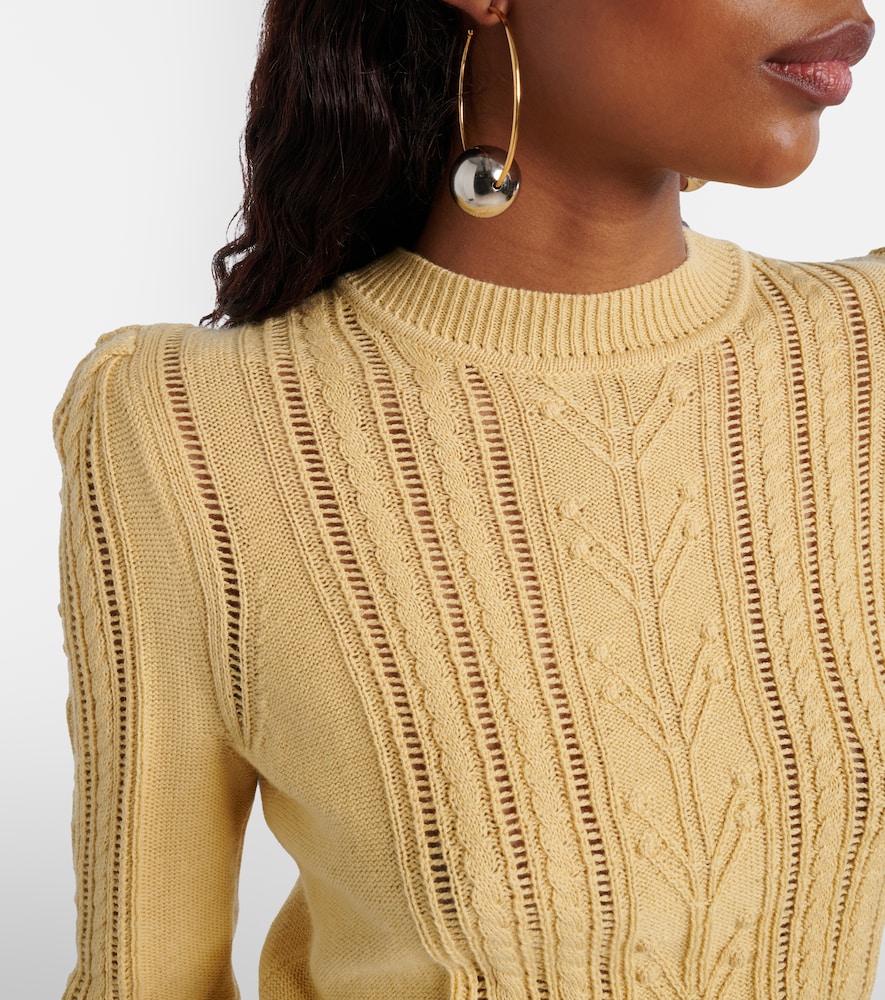  Marant Etoile Marant Etoile Kalyn Cotton And Wool Sweater 