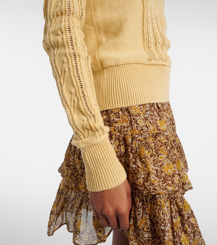  Marant Etoile Marant Etoile Kalyn Cotton And Wool Sweater 