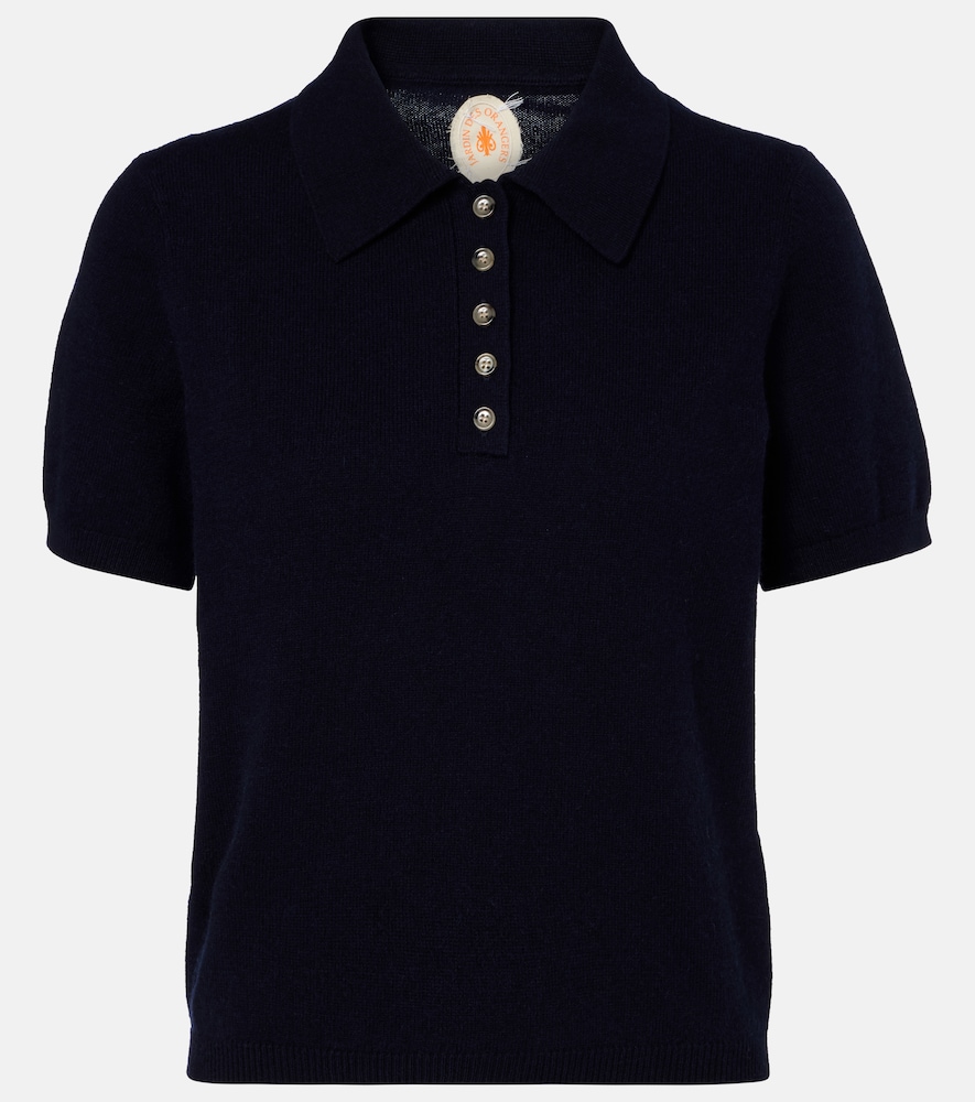 Jardin des Orangers Cotton and cashmere polo shirt