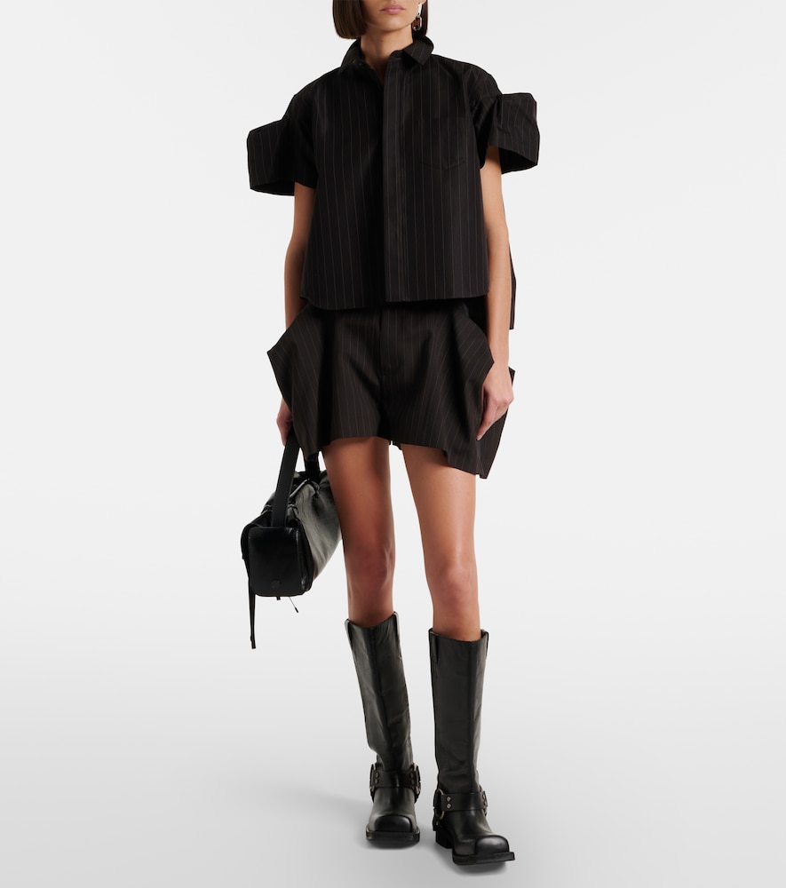  Sacai Sacai Top Aus Einem Baumwollgemisch 