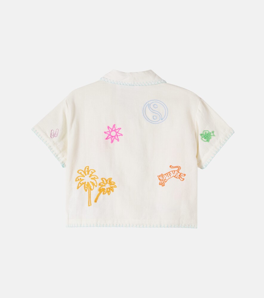  Molo Molo Rosalle Embroidered Cotton Shirt 