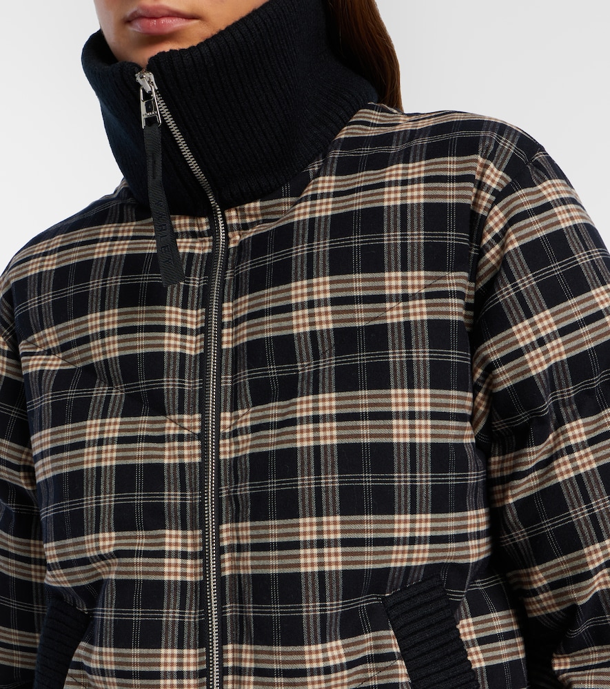  Varley Varley Bryony Checked Flannel Puffer Jacket 