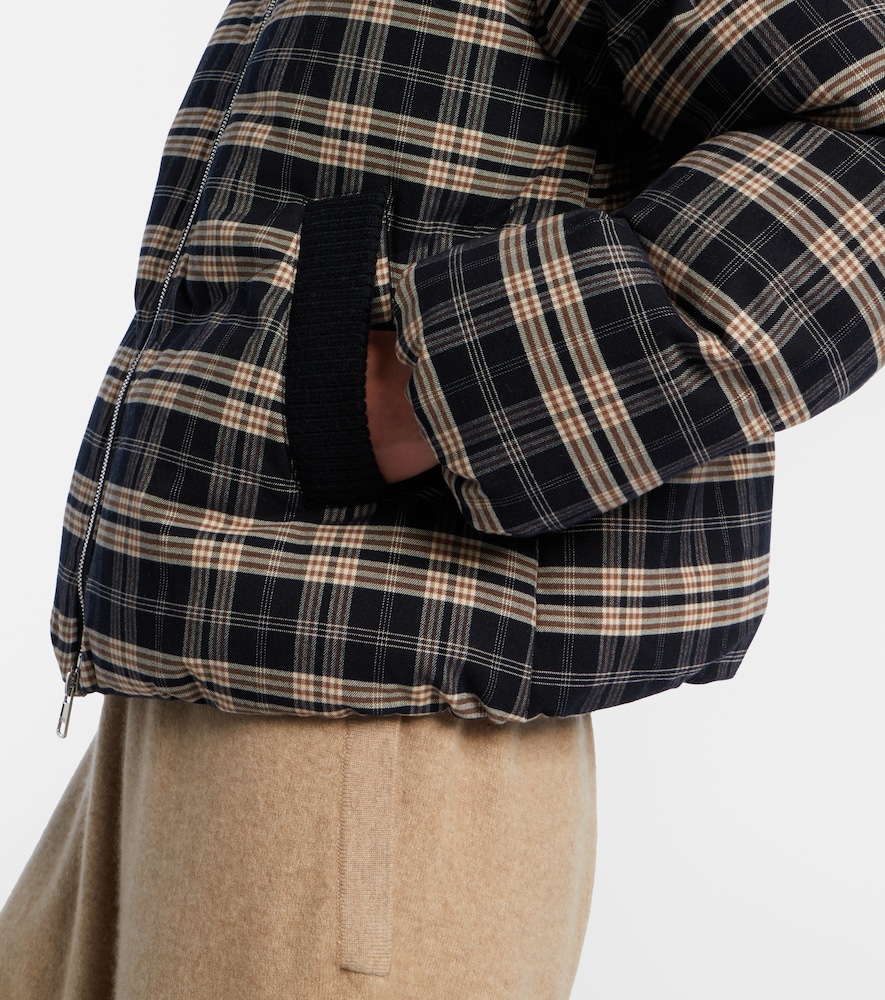  Varley Varley Bryony Checked Flannel Puffer Jacket 