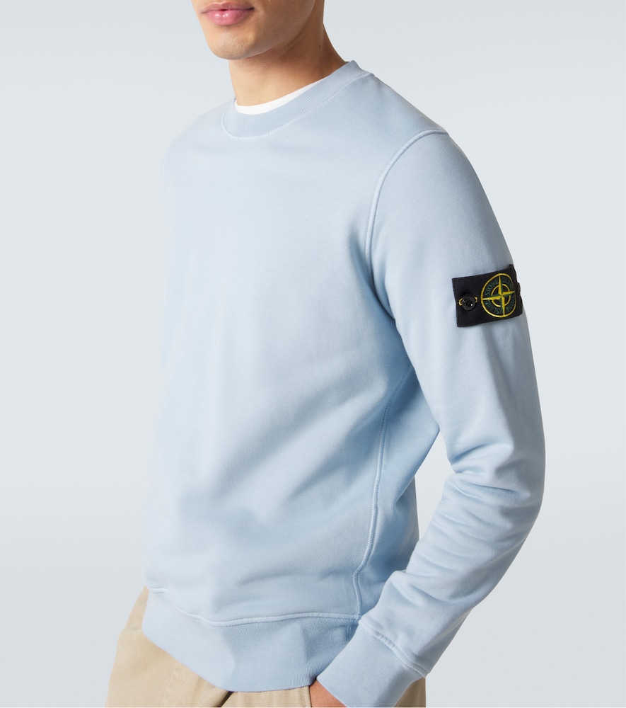  Stone Island Stone Island Compass Cotton Fleece Sweatshirt 