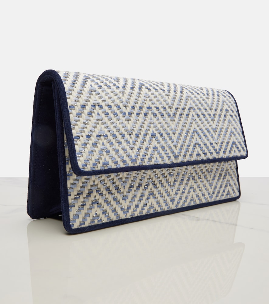  Manolo Blahnik Manolo Blahnik Clutch Capripla Aus Raffiabast 