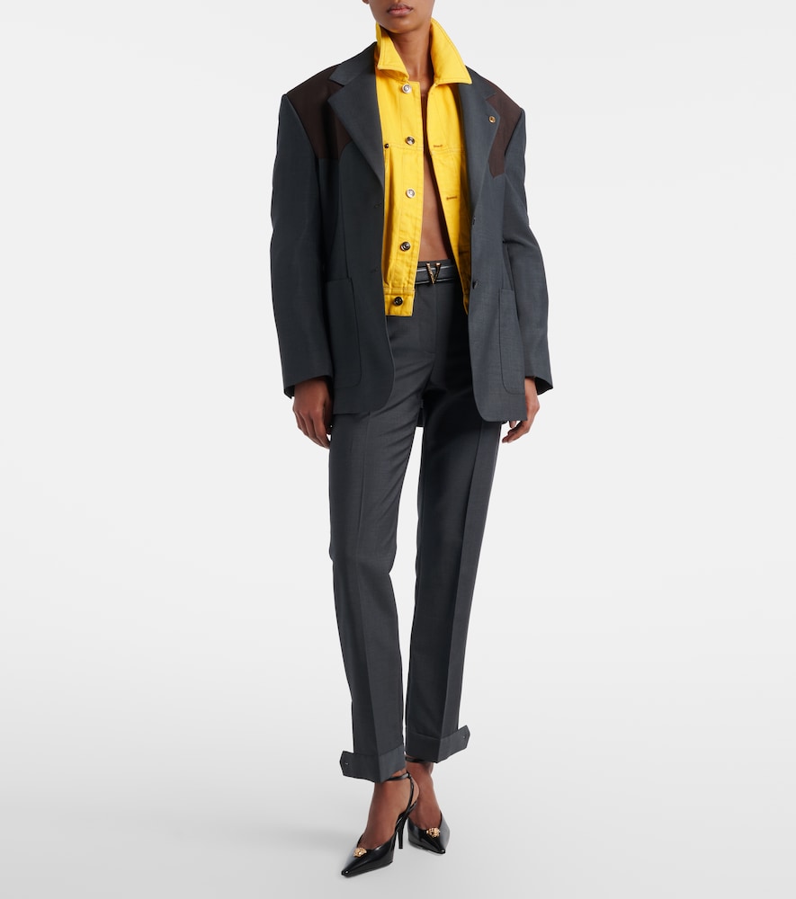 Versace Denim blouson jacket