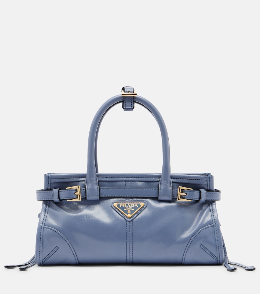 Prada Bonnie Mini leather top-handle bag