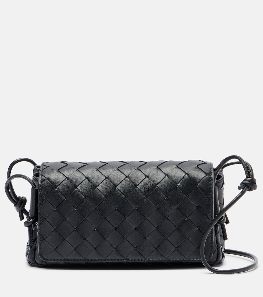 Bottega Veneta Notturno leather crossbody bag