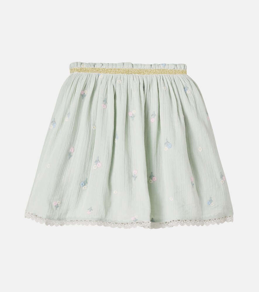  Louise Misha Louise Misha Bestickter Rock Cephee Aus Baumwolle 