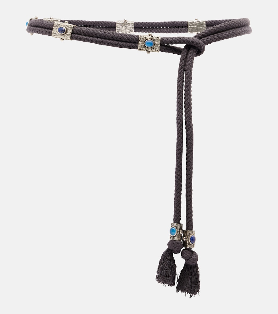 Isabel Marant Aleea embellished cotton belt