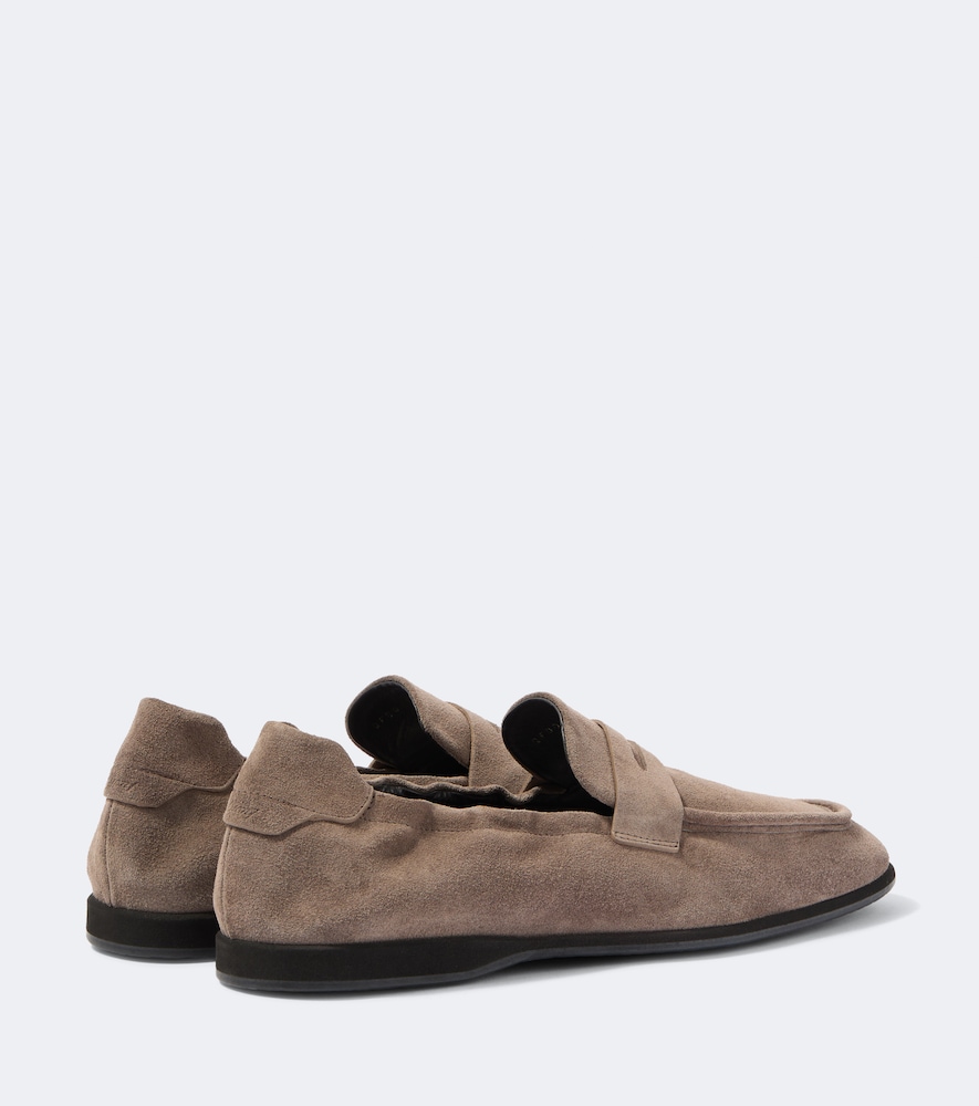 Suede Penny Loafers