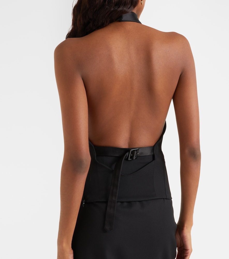  Mcqueen Mcqueen Satin Top 