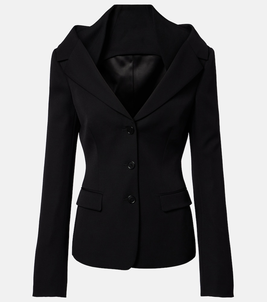Structured Wool Blazer by Mcqueen