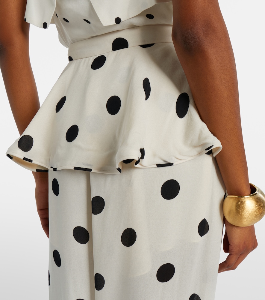  Adriana Degreas Adriana Degreas Polka-dot Balloon Pants 