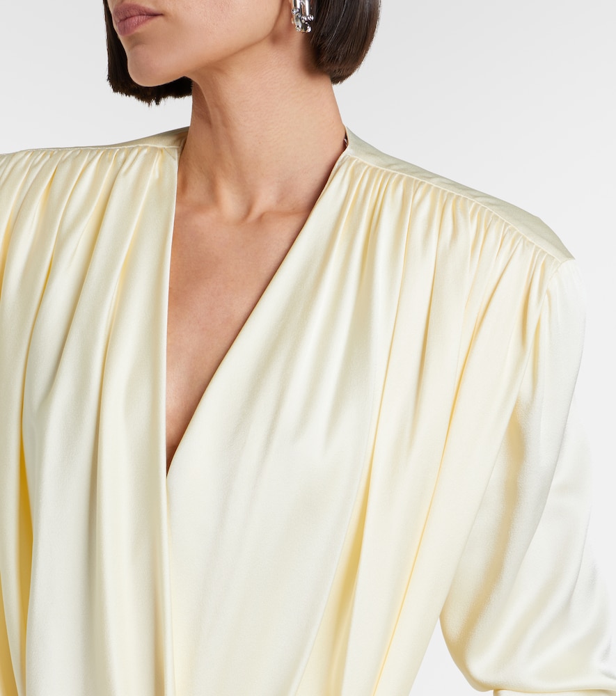  Stella Mccartney Stella Mccartney Draped Satin Minidress 