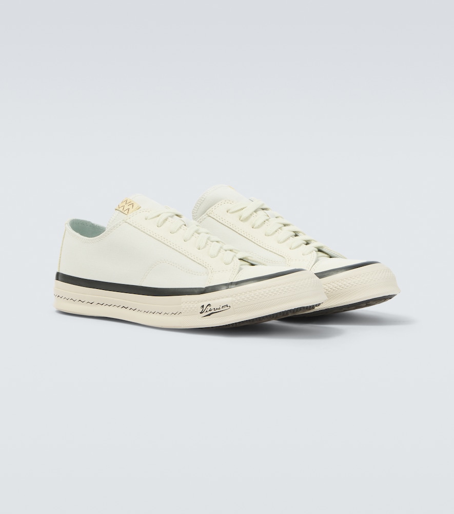  Visvim Visvim Nolan Leather-trimmed Canvas Sneakers 