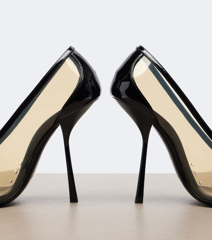 Brigitte Leather-Trimmed Tpu Pumps