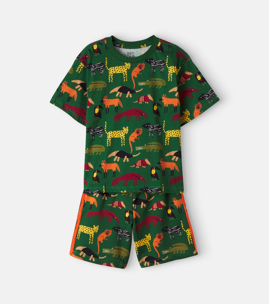 Fábula Bedrucktes Set aus T-Shirt und Shorts