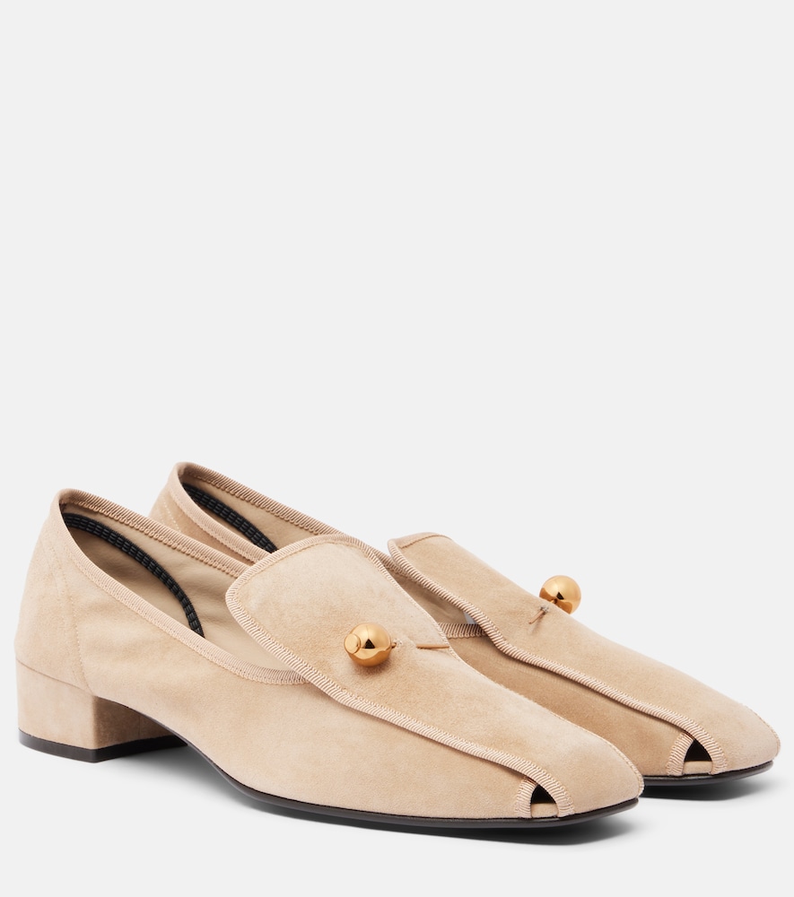 Loafer-Pumps Showtime aus Veloursleder