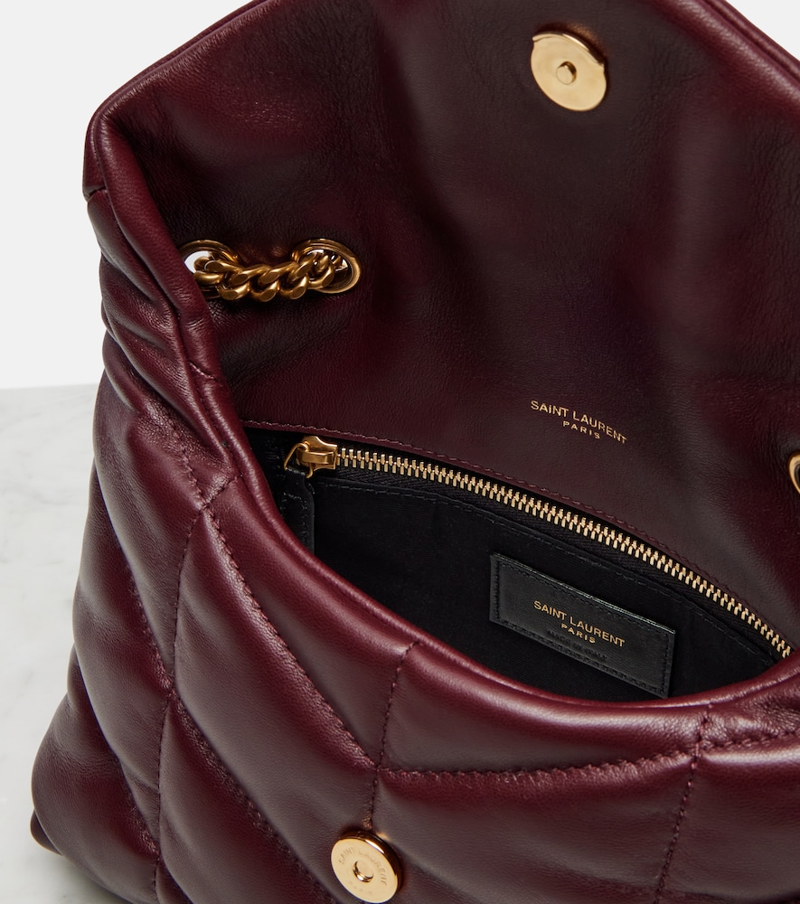  Saint Laurent Saint Laurent Toy Puffer Leather Shoulder Bag 