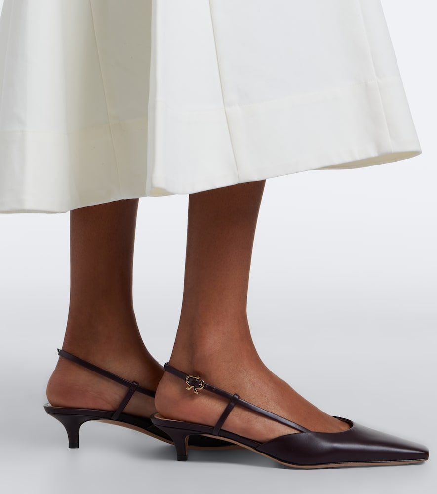 Leather Slingback