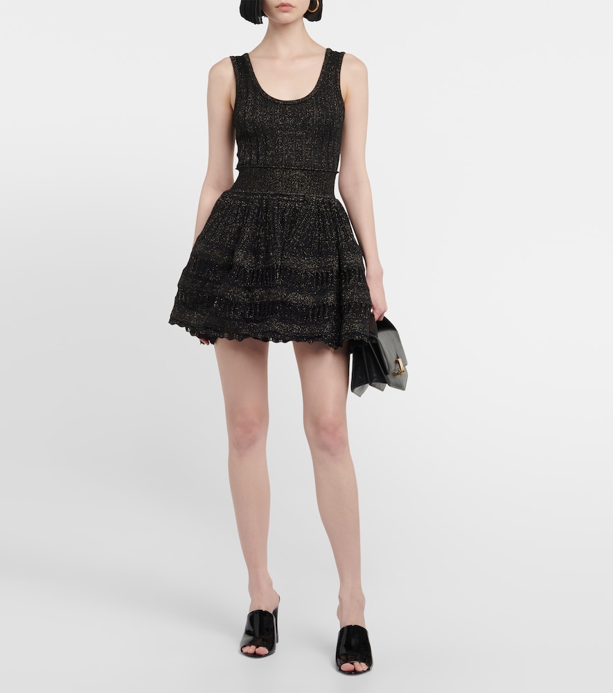 Alaia Alaã¯a Crinoline Wool-blend Minidress 
