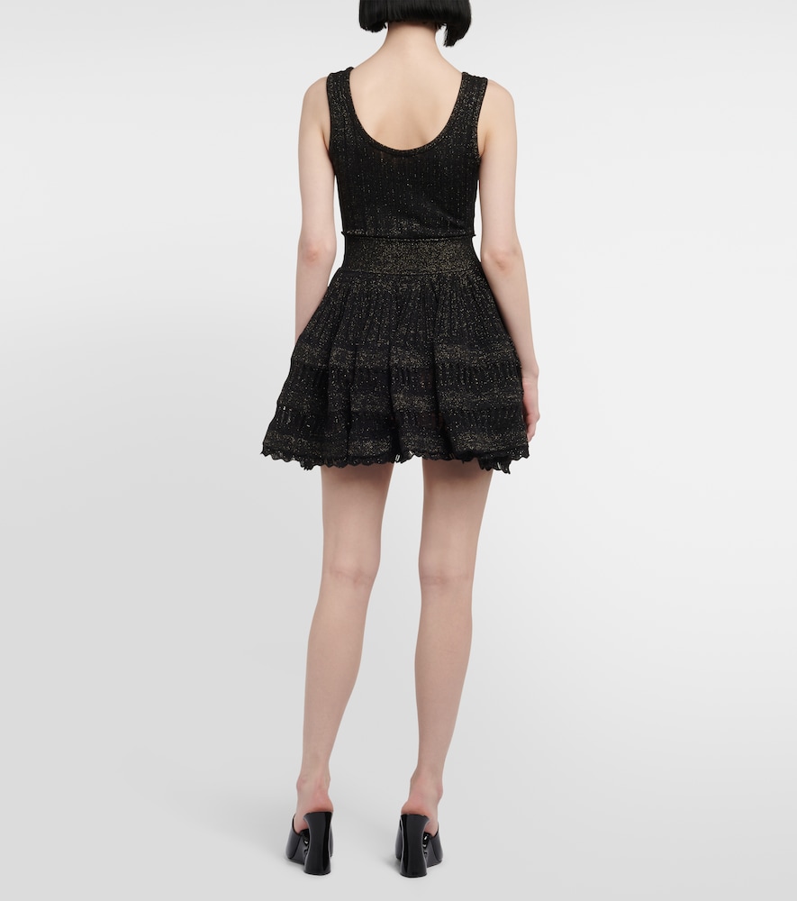  Alaia Alaã¯a Crinoline Wool-blend Minidress 