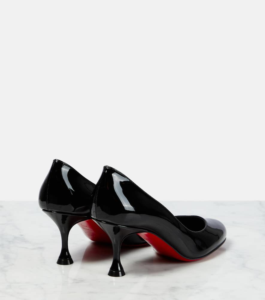 Christian Louboutin 70mm Stella Patent Leather Pumps In Black
