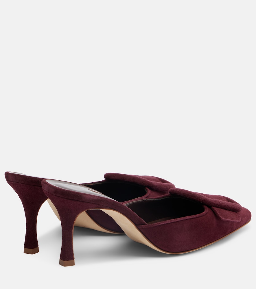  Manolo Blahnik Manolo Blahnik Mules Maysale 70 Aus Veloursleder 