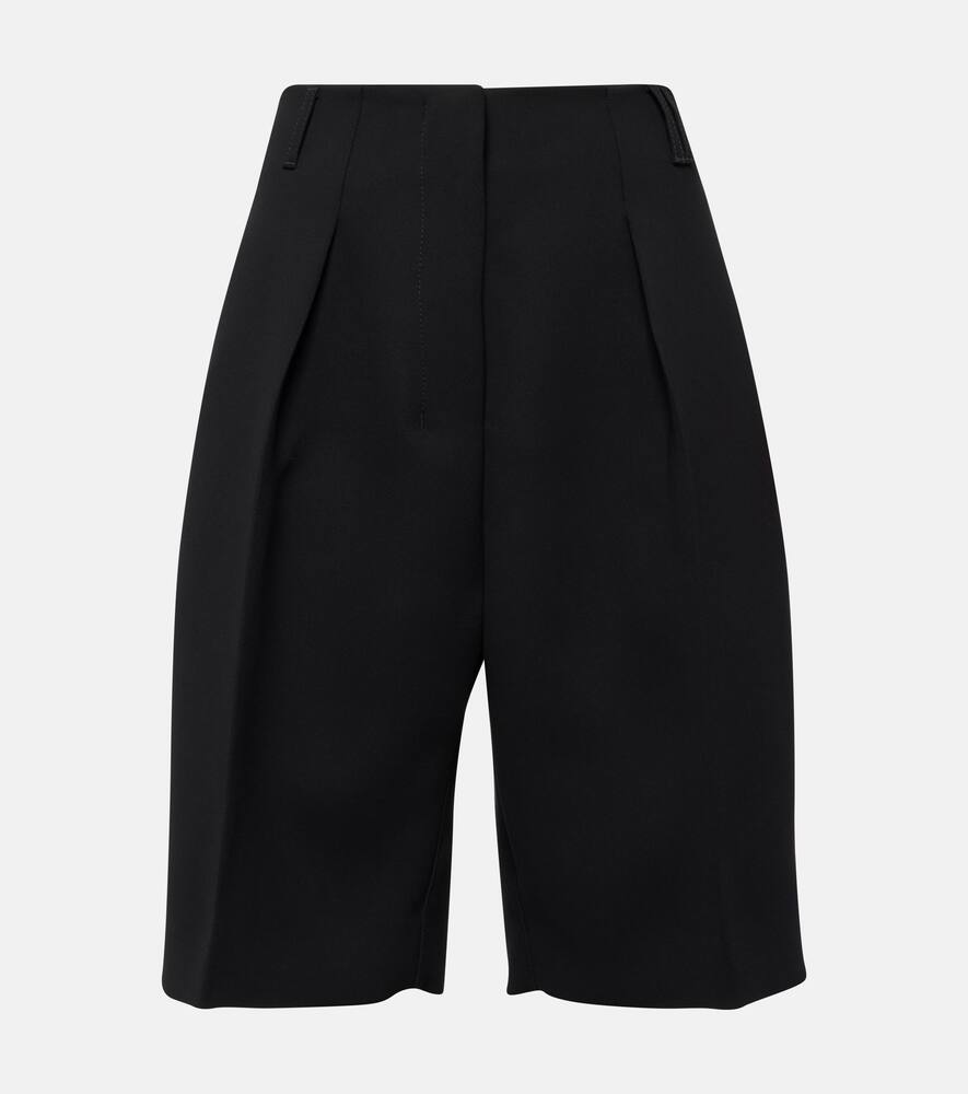 Shop Jacquemus Le Bermuda Ovalo Bermuda Shorts In Black