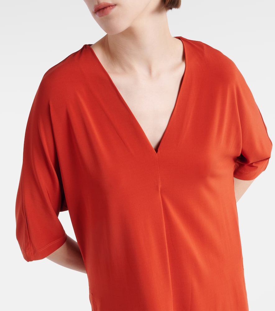  Max Mara Max Mara Linfa Jersey Crepe Blouse 