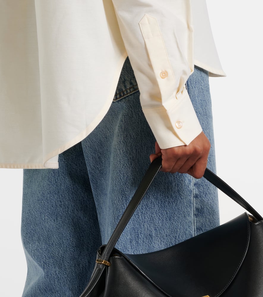 Totême Cotton Shirt In Yellow