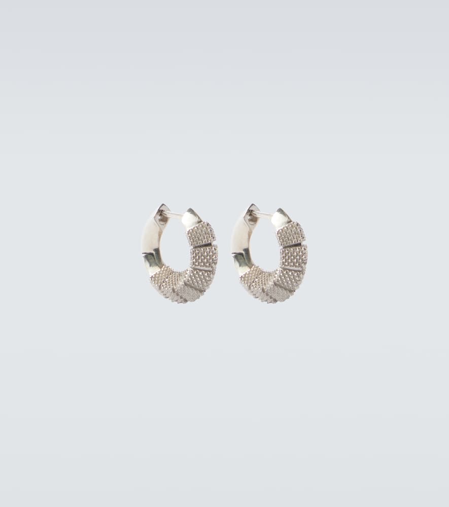 Sterling silver hoop earrings