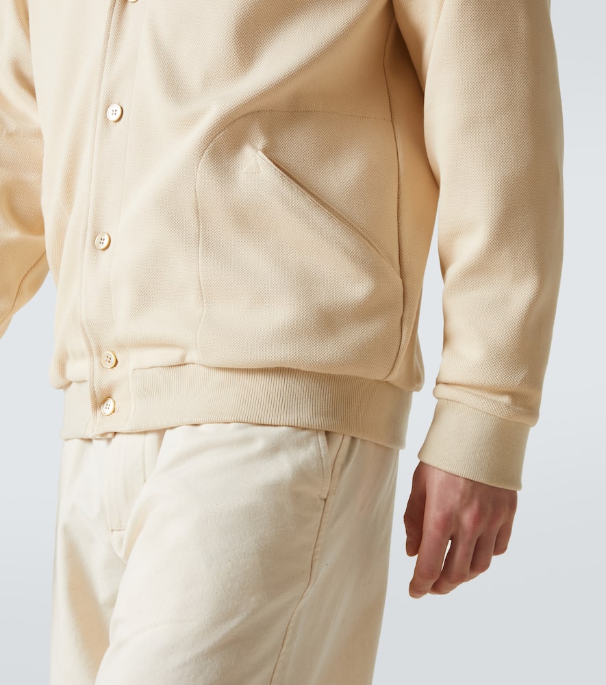 Valentino Cotton-blend Cardigan In Neutral