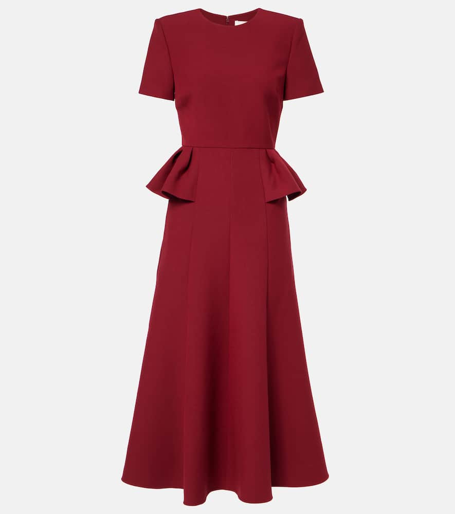 Crêpe midi dress