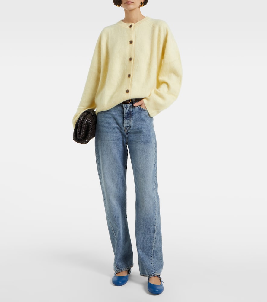 Gianvito Rossi Carla Leather Mary Jane Flats In Blue