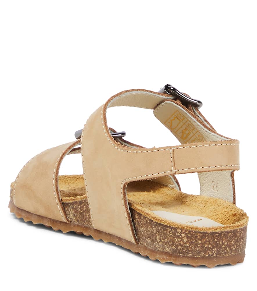 Il Gufo Nubuck Sandals In Beige