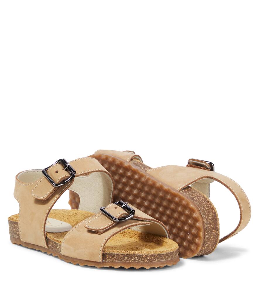 Il Gufo Nubuck Sandals In Beige