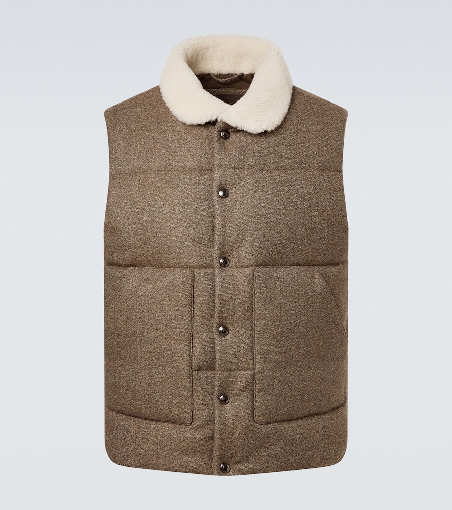 Loro Piana Veste sans manches Dug en laine et cachemire