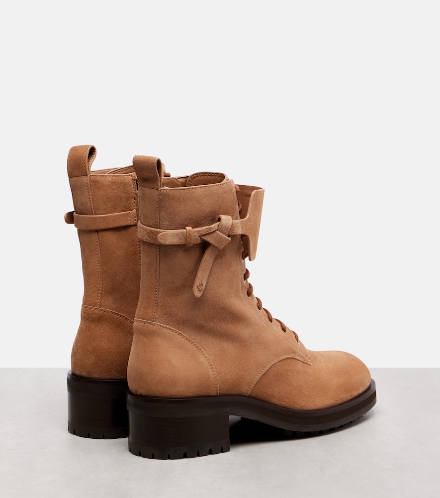  Jimmy Choo Jimmy Choo Schnürstiefel Rosabel Aus Veloursleder 