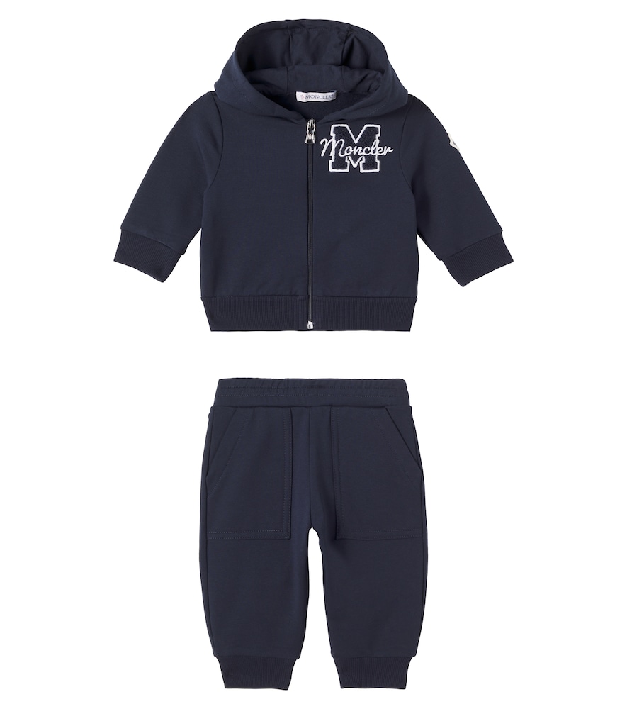 Moncler Enfant Baby cotton-blend fleece tracksuit