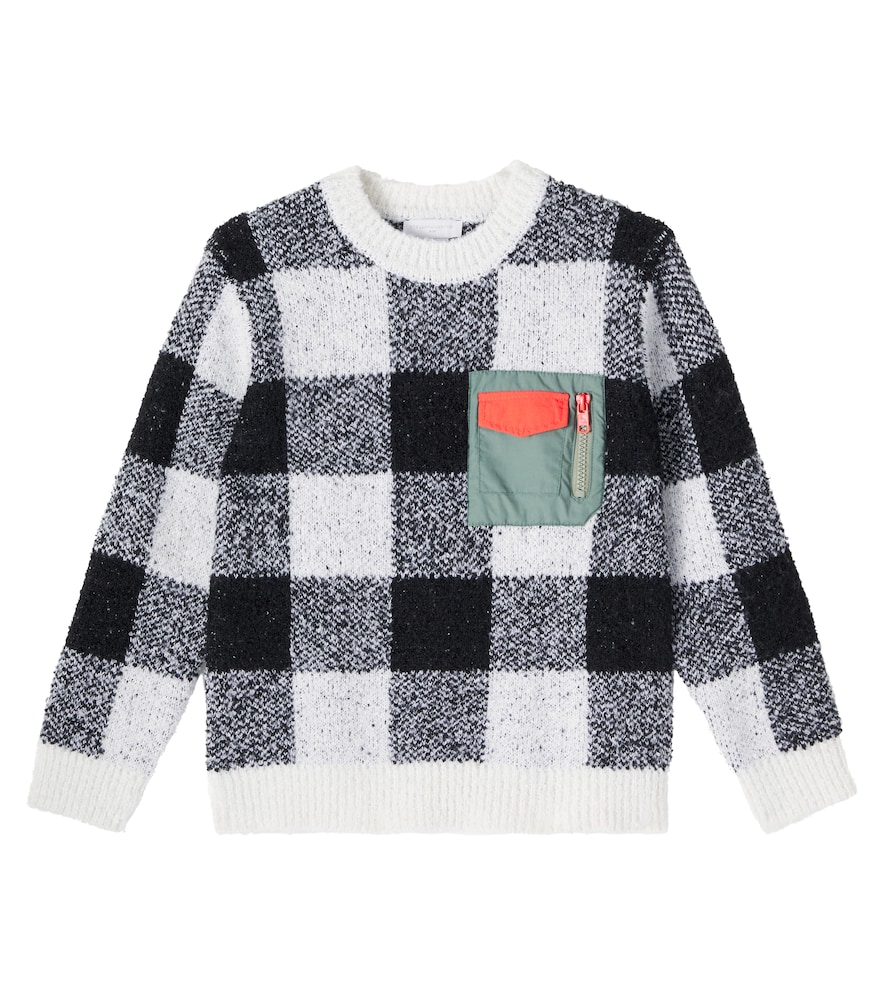 Stella Mccartney Kids Multicoloured Checked Sweater Y Size 3 - Mytheresa