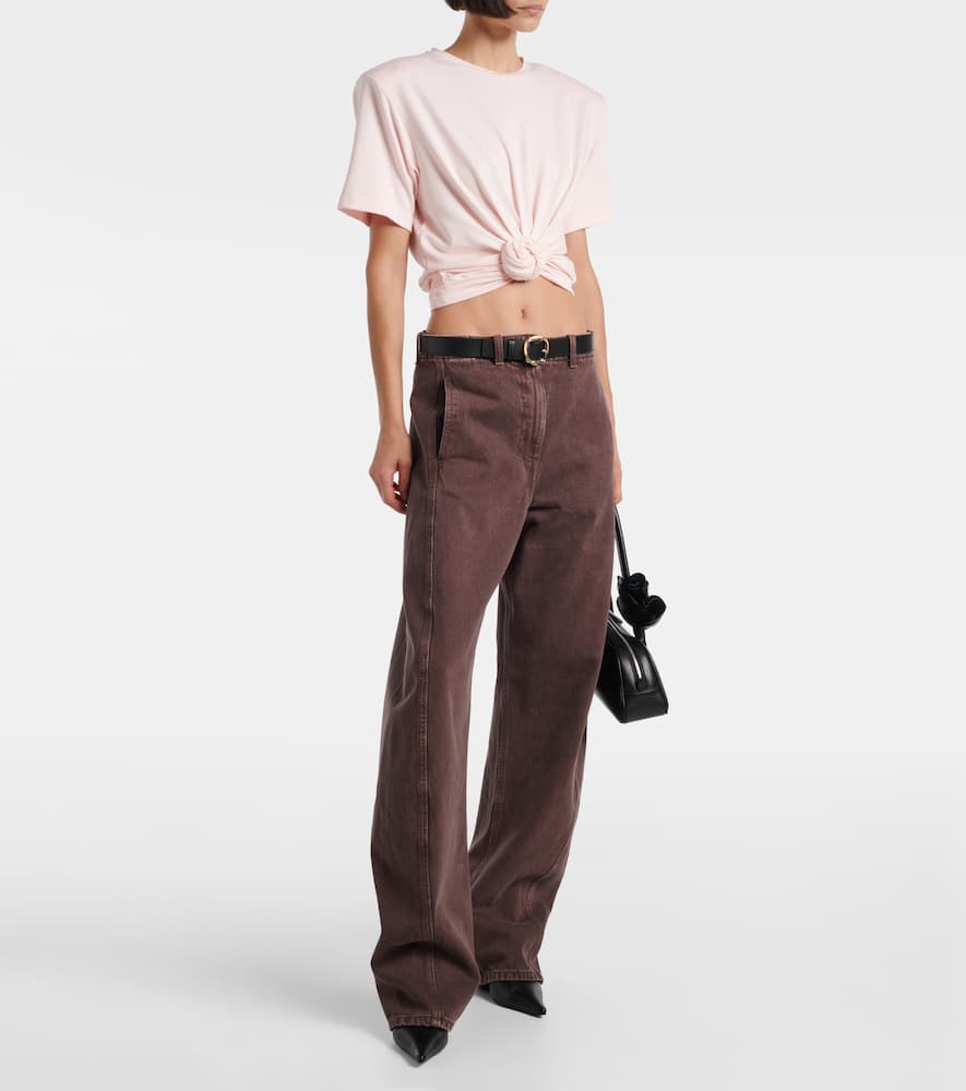 Magda Butrym Short-sleeved T-shirt In Pink